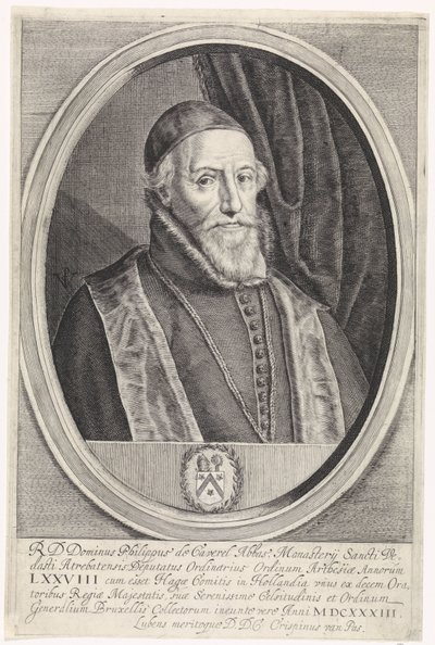 Portrait of Philippe de Caverel by Crispijn van de Passe
